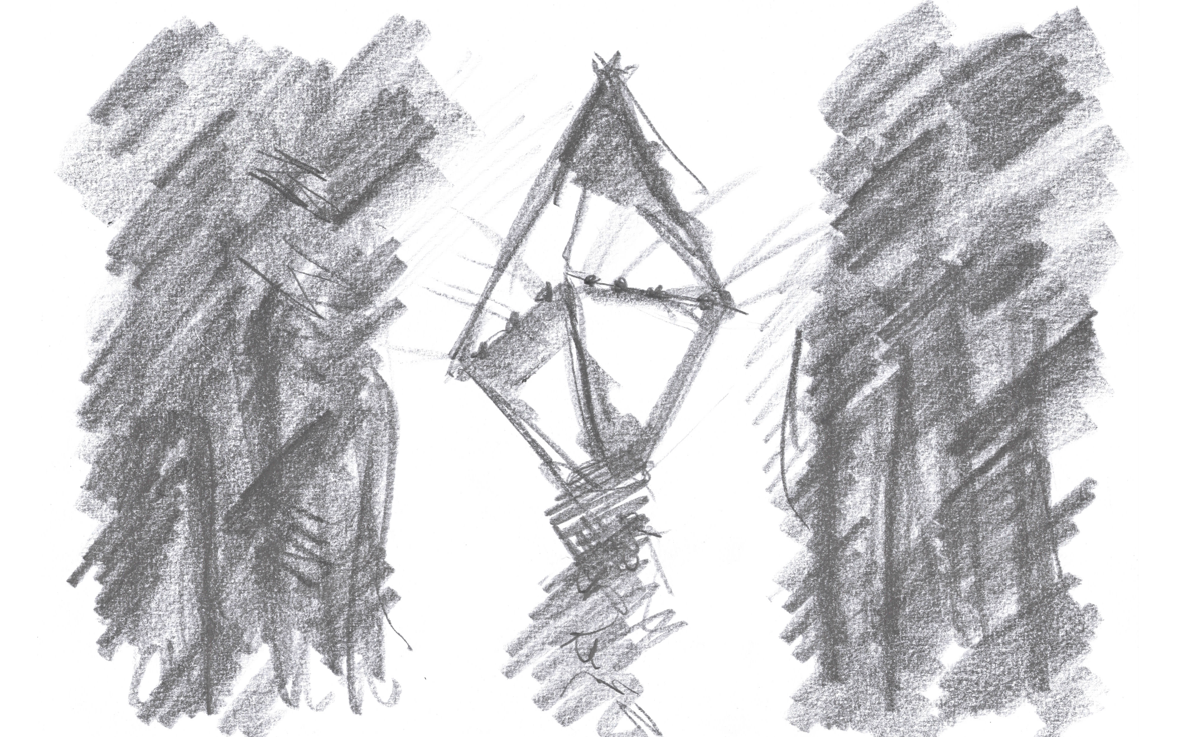 Cash Landrum UFO drawing