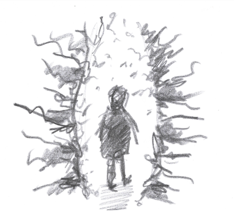 Pencil sketch of a Time Slip