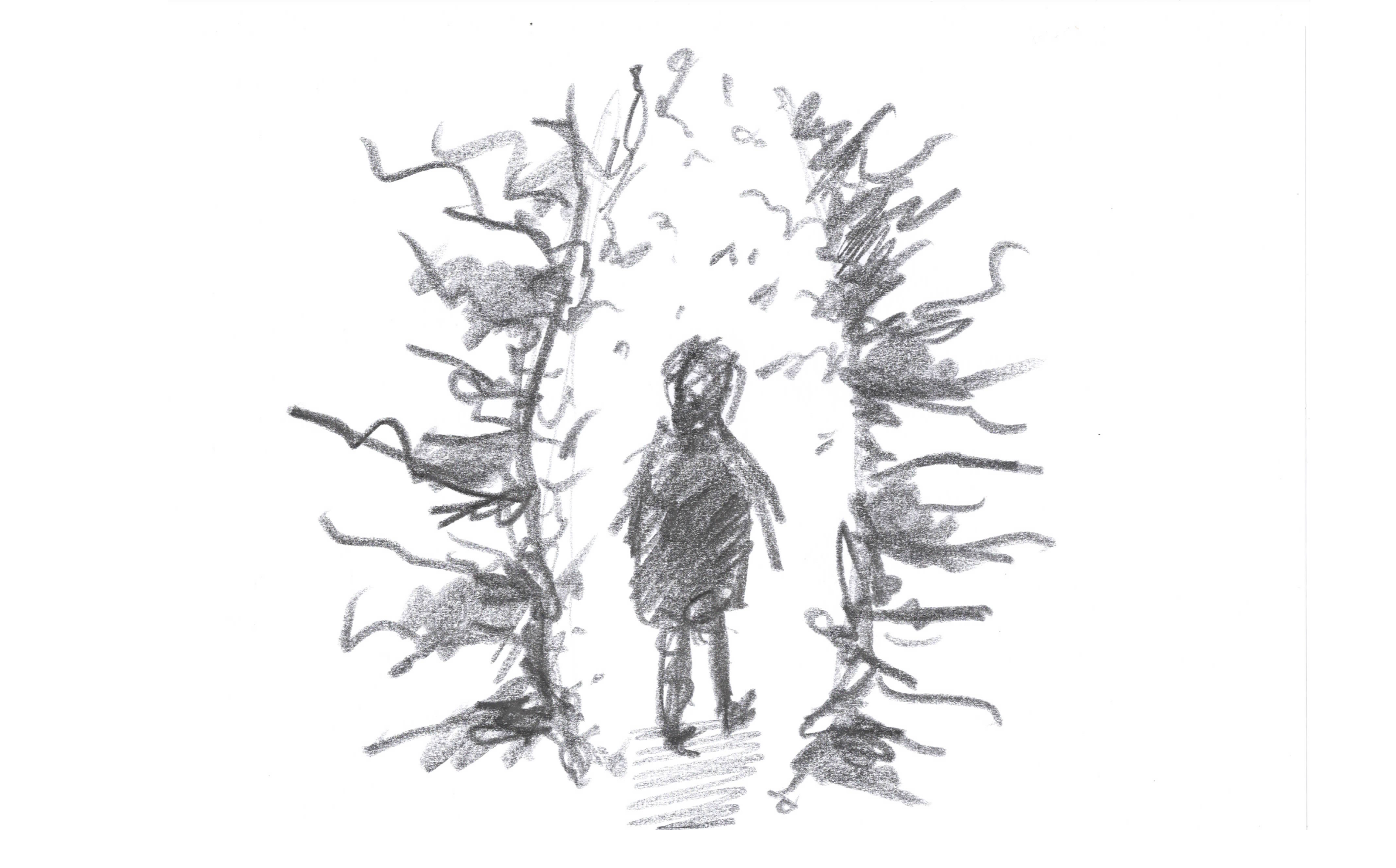 Pencil sketch of a Time Slip