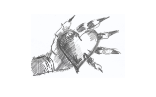 Alien Love Bite Sketch