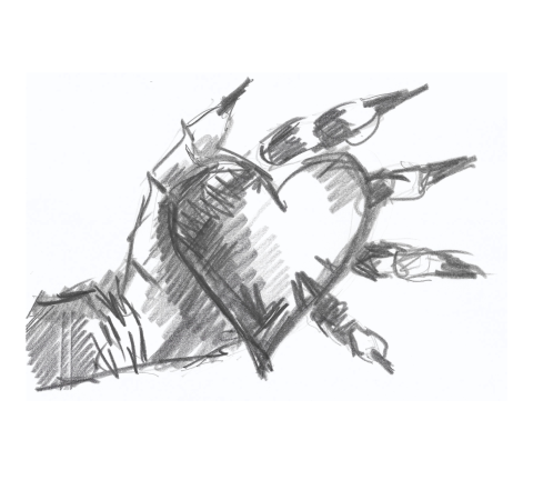 Alien Love Bite Sketch